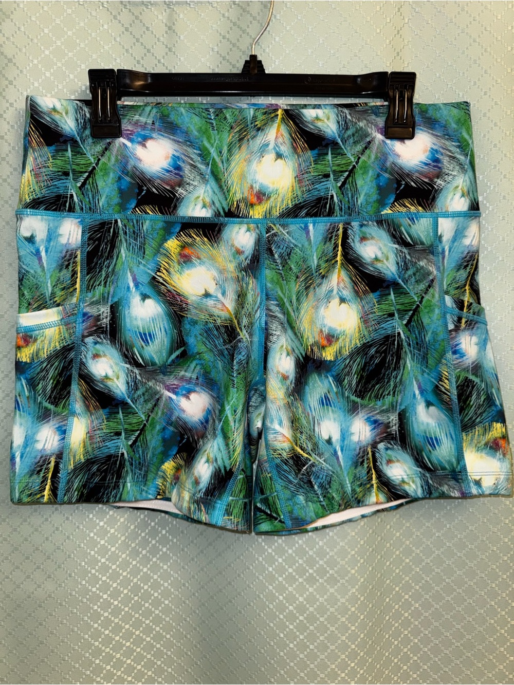 Constantly Varied Gear (CVG) Women's Peacock Feather Shorts - L, 5”